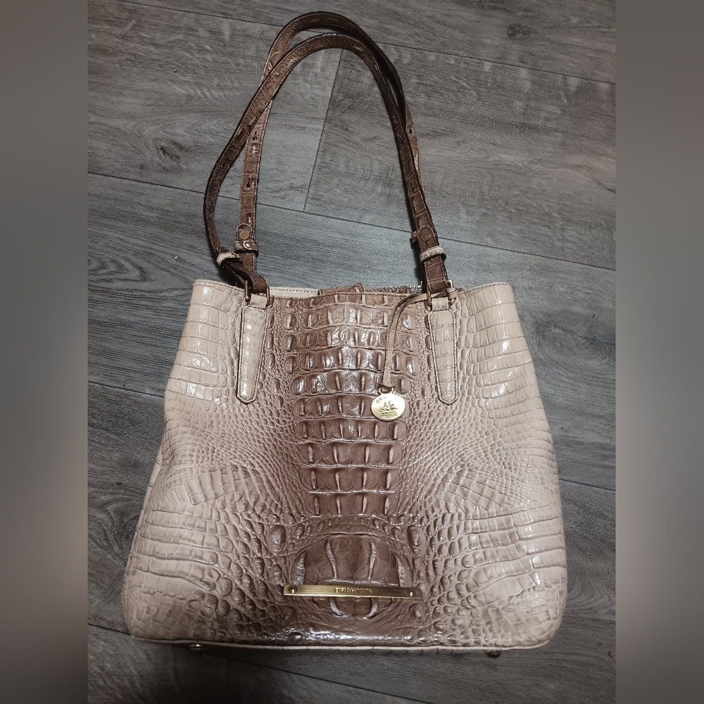 BRAHMIN PURSE NWOt real croc skin